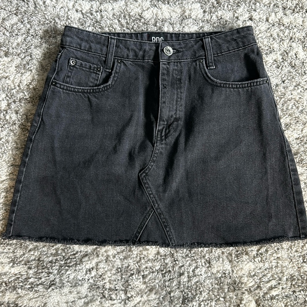 Urban Outfitters BDG Black Denim Mini Skirt - Picture 2 of 9